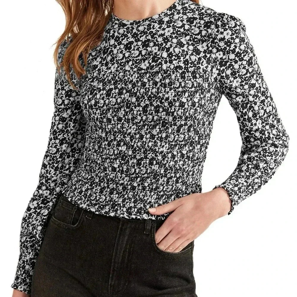 NWT Boden Smocked Bodice Top‎ (US Size 16/18) Floral